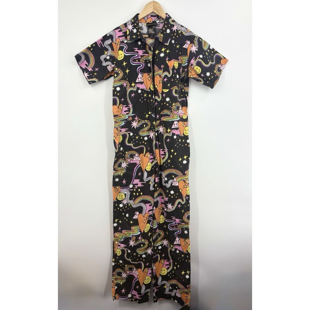 Nooworks Coveralls Large Better Days  Jumpsuit Dopamine Maximalist Retro Groovy